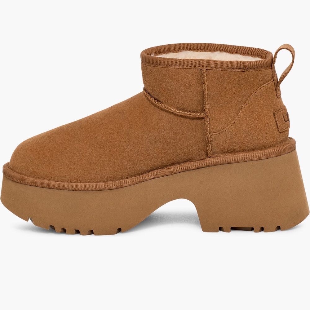 UGG Brown Platform Ankle Booties NWT - image 4